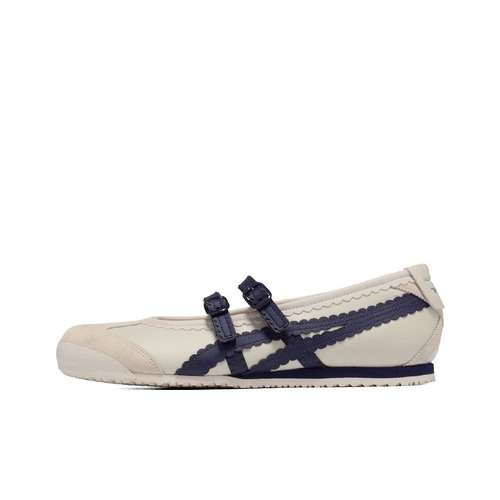 Onitsuka Tiger MEXICO 66 Тонкие и Без Форма Туфли Мэри Джейн Женские Бежевые
