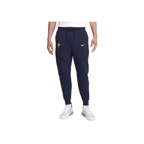 Nike FFF Tech Fleece Вязаные Тренировочные Штаны Мужские Черные Синие