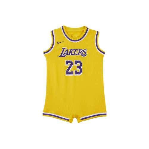 Nike Комбинезон LeBron James Los Angeles Lakers Amarillo Желтый для младенцев и малышей