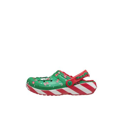 Детские Crocs Classic сандалии с поддержкой Kids Sabo зеленые