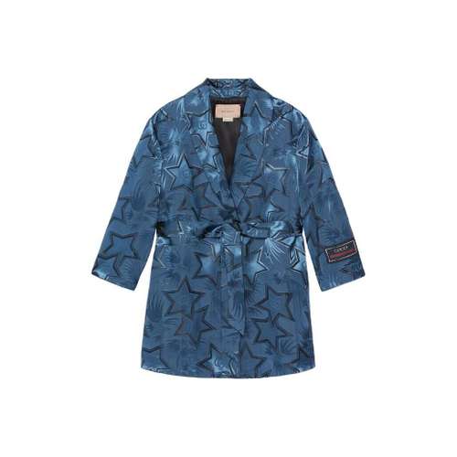 GUCCI Blue Kids Шерстяное пальто