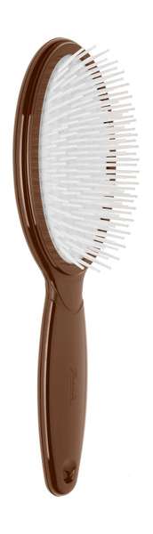 Janeke Oval Pneumatic Brush Medium Brown