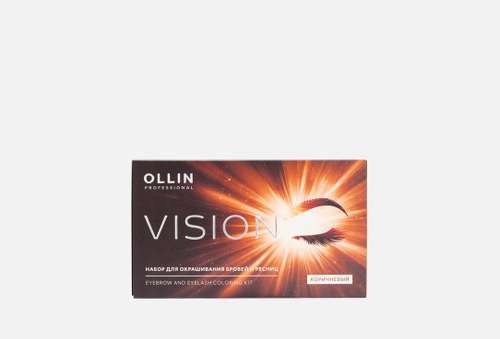 Набор для окрашивания бровей и ресниц | Ollin Professional | Коричневый