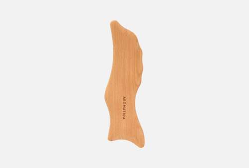 массажер для лица и тела | Aromatica | WOOD DOLPHIN FACE & BODY MASSAGE TOOL