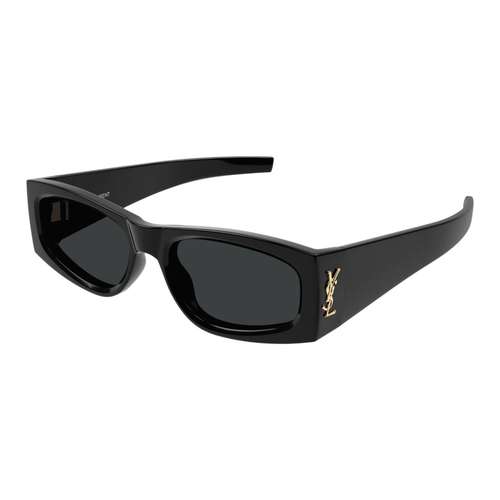 SAINT LAURENT Фигурные Солнцезащитные Очки Мужские Черные
