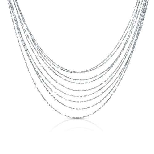 Колье из серебра