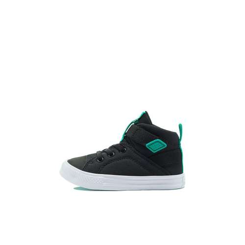 Converse Chuck Taylor All Star Холщовая Удобная Высокая Обувь для Малышей Черная для Младенцев и Малышей