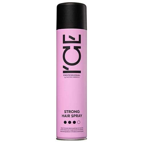 ICE by NATURA SIBERICA Лак для волос сильной фиксации Strong Hair Spray