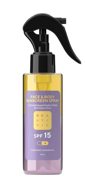 Beautific Face&Body Sunscreen Spray SPF 15