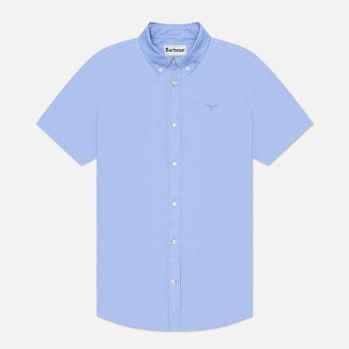 Мужская рубашка Barbour Crest Poplin Tailored Short Sleeved