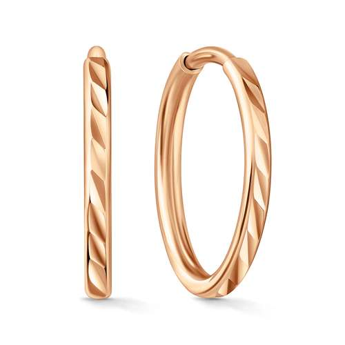 Золотые серьги-конго