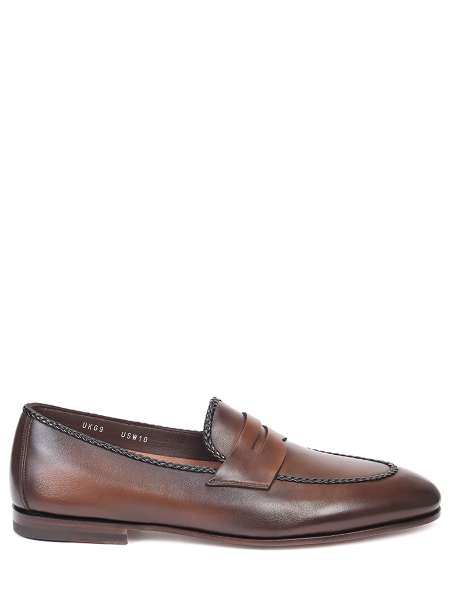 Лоферы кожаные, SANTONI, MCNG18399SA4SGFRT50