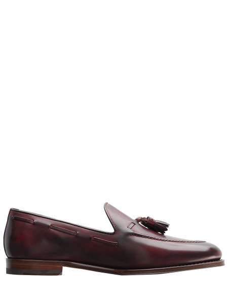 Лоферы кожаные, BONTONI, CONTE MASSIMO Bordeaux