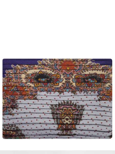 Палантин шерстяной, ETRO, R1D064/9129/250 Синий,