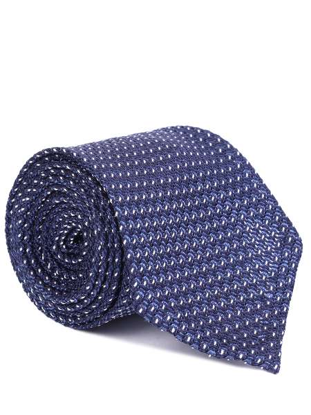Галстук шелковый с принтом, CANALI, HX03701/21/4 Круг, Темно-