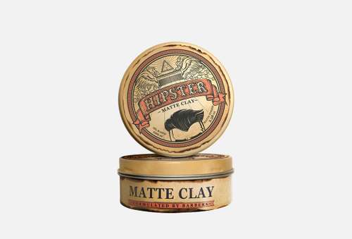 Глина для укладки волос с сильной фиксацией и матовым эффектом | Hipster | Matte Clay