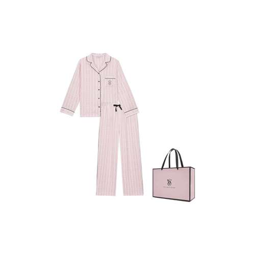 Victoria's Secret Пижамный комплект Magic Цветочный Уточненный С принтом Шелковистый Дружественный для кожи Женский