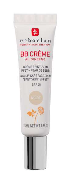 Erborian BB Cream Au Ginseng Makeup-Care Face Cream SPF 20 Travel Size
