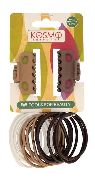 Kosmoshtuchki Hair Clips and Bands Set