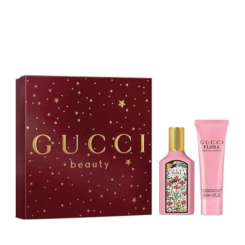 GUCCI Парфюмерный набор Gorgeous Gardenia Парфюмерная вода+Молочко для тела
