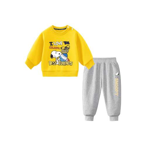 SNOOPY Повседневная спортивная одежда 2 предмета комплект волшебных цветов для детей 3-7 лет