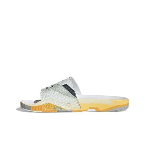RAF SIMONS X adidas originals RAF SIMONS Резиновая подошва Тихие Шлепанцы Унисекс Красный Желтый