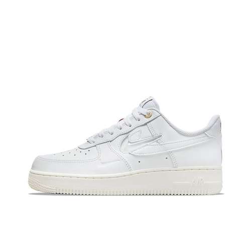 Nike Air Force 1 Low Топ Скейтборд Кроссовки Женские Белый Золото