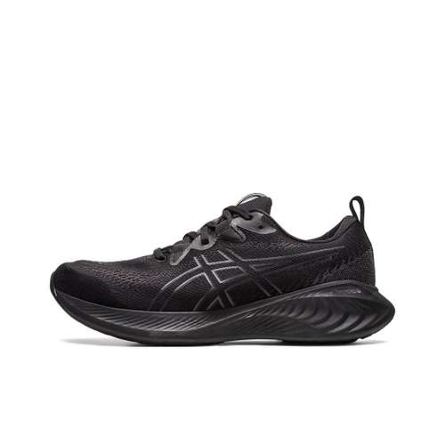 Asics Gel CUMULUS 25 Светоотражающий Дышащая Низкопрофильная Беговая Обувь Мужская Черная