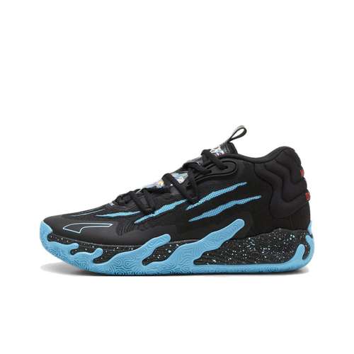 Lamelo Ball X PUMA MB.03 MB Синий Hive Сетчатая ткань Противоскользящие MID Баскетбольные кроссовки Унисекс