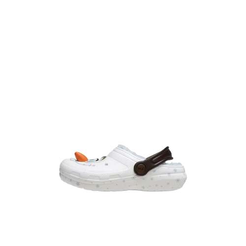 Crocs Classic Lined Низкие Туфли Малыша Белые для Младенцев и Малышей