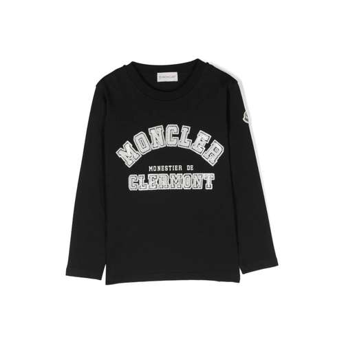 MONCLER Черные Детские T-рубашки