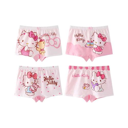 Hello Kitty Трусы 4 пачки Розовые Детские