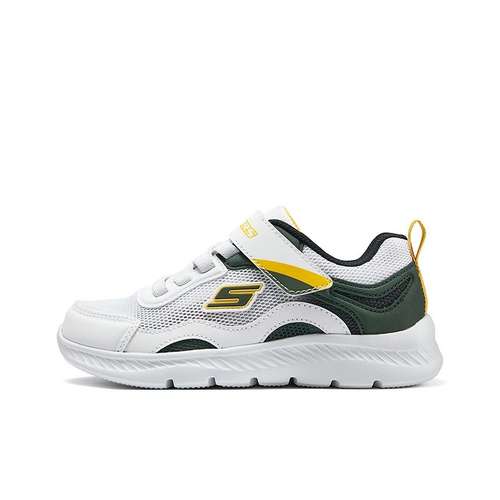Skechers Низкие детские повседневные туфли Белый Желтый Черный