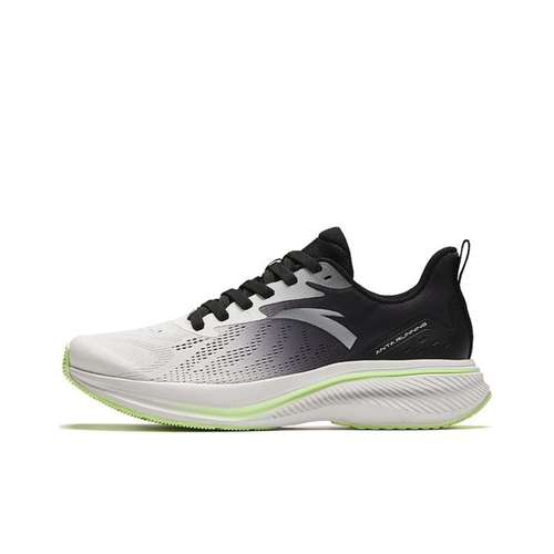 Anta Running Collection Ткань Амортизация Износостойкий Низкий Топ Повседневные Беговые Кроссовки Мужские Белый Черный