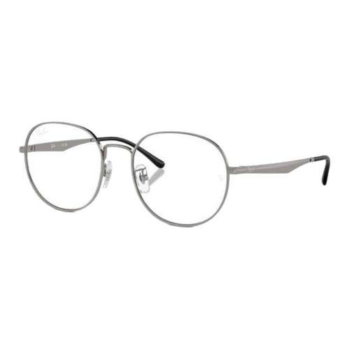 RayBan Металлические круглые оправы для очков унисекс серого цвета