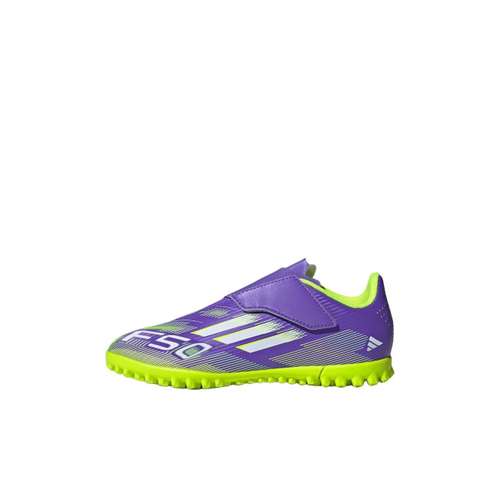 Adidas F50 CLUB Низкие Кеды для Футбола Фиолетовые Детские