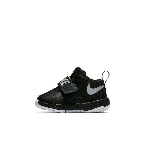 Nike Team Hustle D 8 Амортизация Устойчивость к истиранию Поддержка Низкий Верх Обувь для малышей Черный Infant And Toddler