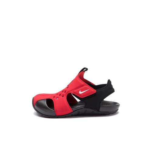 Nike Sunray Protect 2 Детские сандалии Черные Красные для детей 3-7 лет