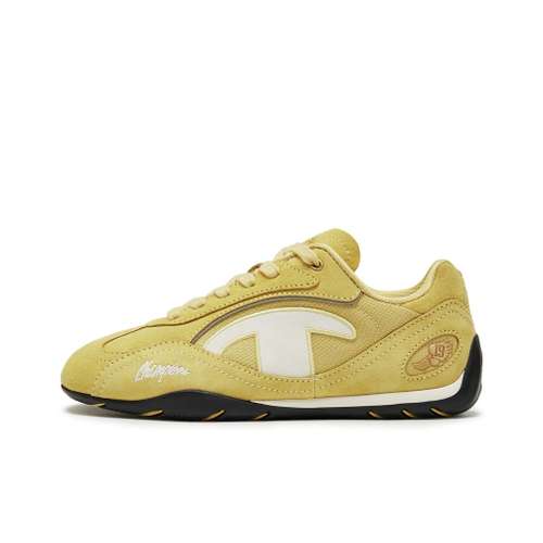 Champion Low Top Беговые кроссовки Женские Пшенично-желтый Молочно-белый