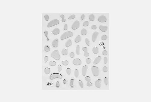 наклейки для ногтей | andplus | nail stickers 60.4 silver