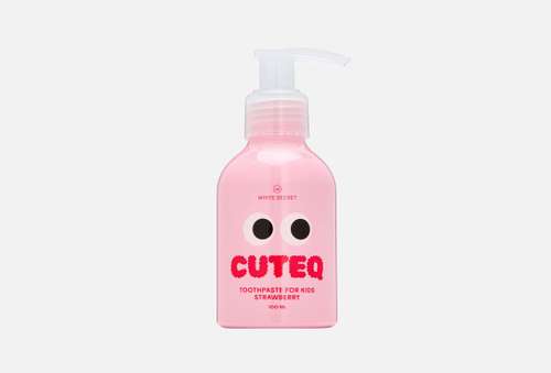 Детская зубная паста | White Secret | Cuteq Strawberry