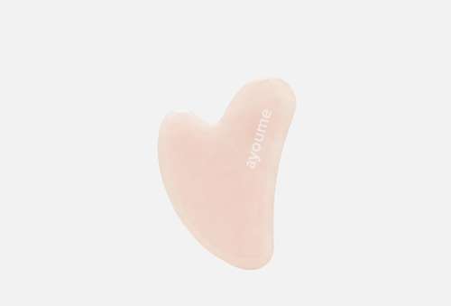 Mассажер ГУАША для лица | Ayoume | Massager GUASHA rose quartz