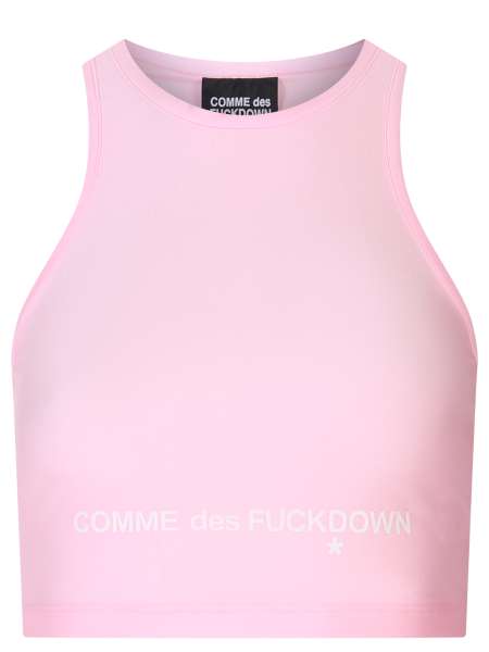 Топ с логотипом, COMME DES FUCKDOWN, CDFD2115 ROSA PASTELLO