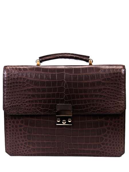 Портфель из кожи крокодила, TOM FORD, рб/крокок