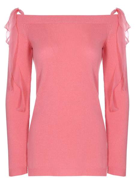 Кашемировый джемпер, VALENTINO PAP, MB0KC00738N Розовый