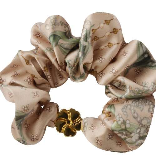 MOLLEN Шелковая резинка для волос Ландыши