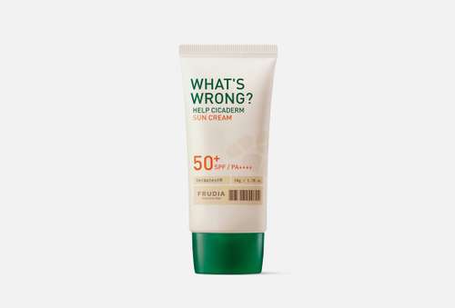 Солнцезащитный крем SPF50+ PA++++ | Frudia | What’s Wrong Help Cicaderm Sun Cream