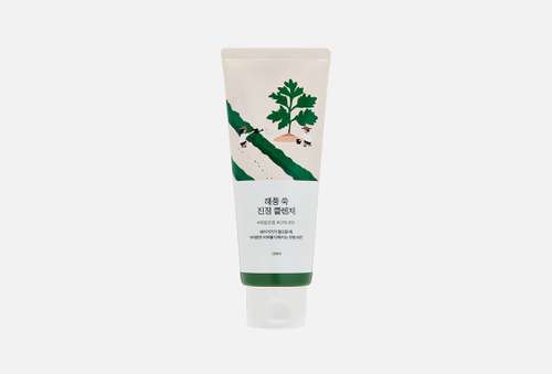 Увлажняющая очищающая пенка для лица | Round Lab | MUGWORT CALMING CLEANSER