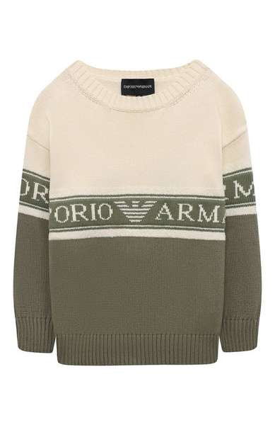 Детское: Хлопковый свитер Emporio Armani