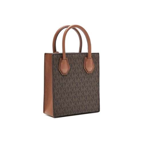MICHAEL KORS Mercer Кожа Сумка Экстра Мини Женская Желудево-Коричневая